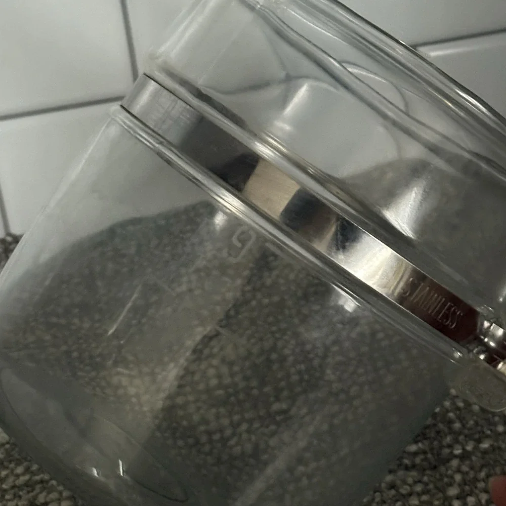 Pyrex VTG Glass Coffee Pot Stainless Steel Trim Acrylic Handle‎ 9 Cup 7759 - Picture 8 of 16